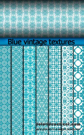 Blue vintage textures