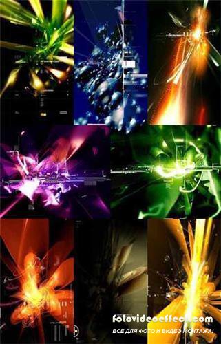Glitter Crystals - abstract backgrounds