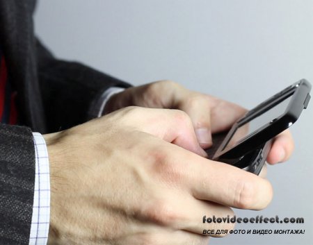 Business Texting On Smart Mobile Phone - Footage