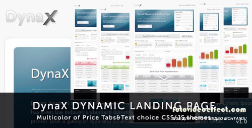 Themeforest - DynaX - Landing Page - RIP