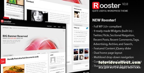 Sofa Rooster premium WordPress theme