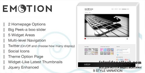 eMotion wordpress premium theme