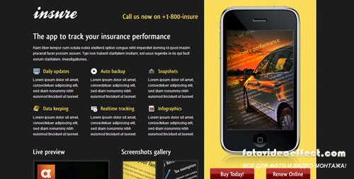 ThemeForest - Insure Landing Page (All Styles & Colors) - RiP