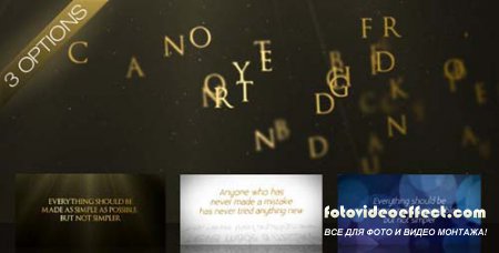 Videohive AE Project - Wind Swept Text