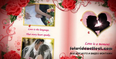 After Effects Project - VideoHive: Wedding Album Red Roses - 150060