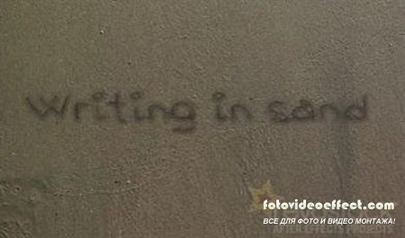 Project AE: Writing In Sand (Revostock)