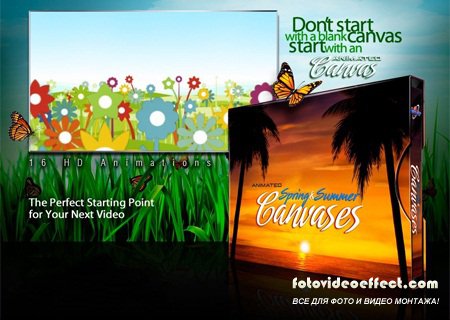 Animated Spring & Summer Canvases