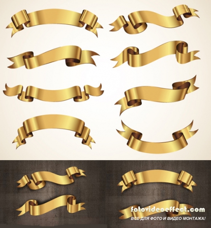 Banners Ribbon Set vol 1 for Photoshop