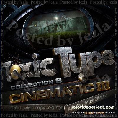 After Effects - DJ Toxic Type Collection 8 - Cinematic III