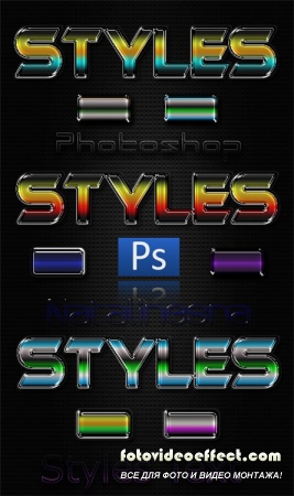     Photoshop / Color metal styles for Photoshop