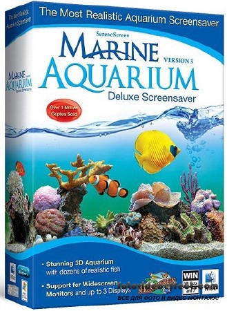 SereneScreen Marine Aquarium Deluxe 3.2.5991 + Rus