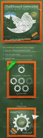 Chalkboard Generator: Action + Layer Styles