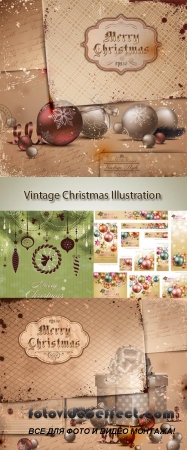 Stock: Vintage Christmas Illustration 13