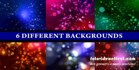 Videohive motion graphic - Particle Shine (6-Different Backgrounds Loop)