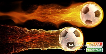 Videohive motion graphic - Soccer fireball