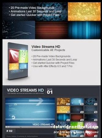Video Streams HD: Customizable AE Projects