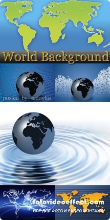 Stock illustration - World Background