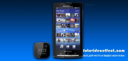 Mobile template for Sony Ericsson  PSD