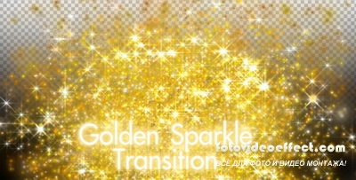 -: Golden Sparkle Transition (VideoHive)