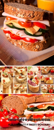 Stock Photo: Sandwich time