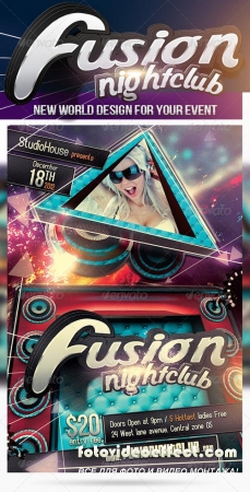 Fusion NightClub - GraphicRiver