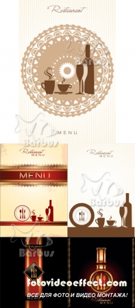 Strict covers for the restaurant menu /     