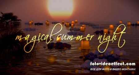 Photo Gallery on a Magical Summer Night - Project for After Effects (VideoHive)