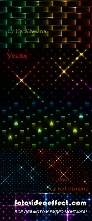 Текстуры - Абстрактный блеск в Векторе / Textures in Vector - Abstract shine