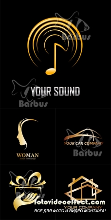 Gold logos / Золотые логотипы
