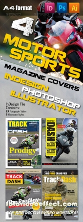 4 Motorsports Magazine Covers