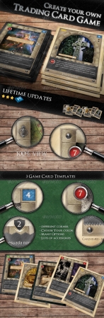 Fantasy Trading Card Game Kit in Medieval