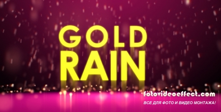Gold rain - Project for After Effects (Videohive)