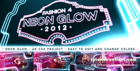 Fashion 4 - Neon Glow - Project for After Effects (Videohive)