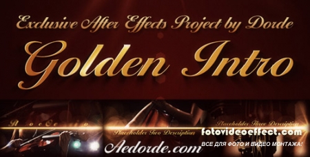 Golden Intro - Project for After Effects (Videohive)