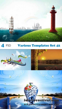 PSD  - Various Templates Set 42 