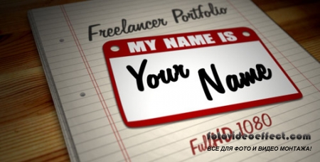 Freelancer Portfolio - Hi, My Name is... - Project for After Effects (Videohive)