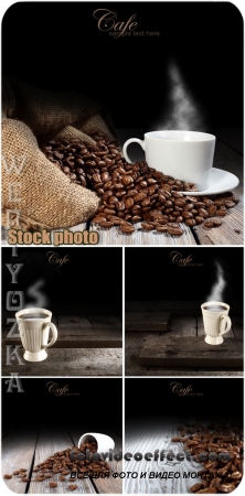 ,   ,   / Coffee, cup of coffee, coffee beans - Raster clipart