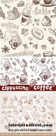 Stock: Drinks - coffee, tea, cappuccino