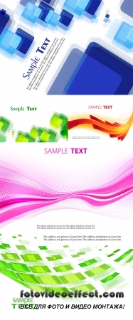 Stock: Abstract digital  template