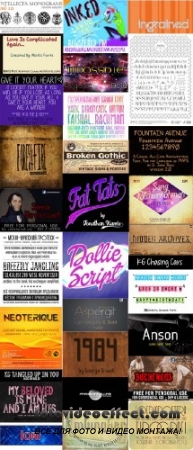 Сборник шрифтов ( часть 12) / Collection of fonts ( Part 12 )