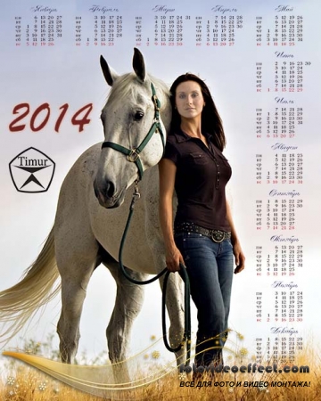 Женский календарь на 2014 год