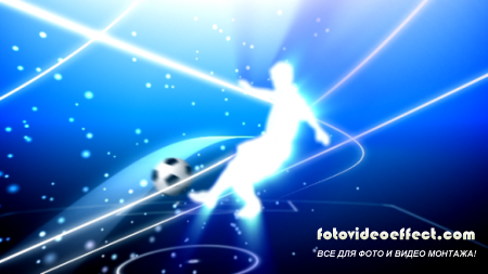Flying soccer ball HD