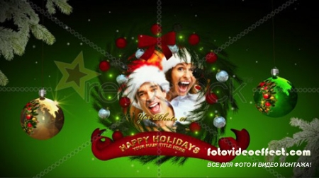 Christmas Wreaths Memories 537001 - Project for After Effects (Revostock)