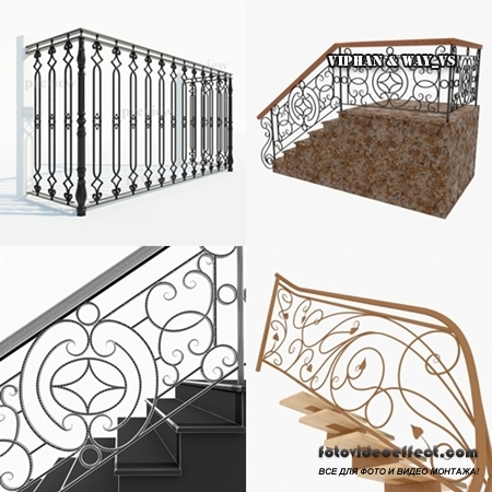 Iron Railings 3D models 