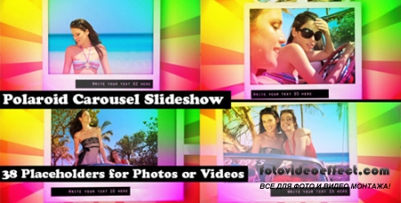 Polaroid Carousel Slideshow for Pictures and Video - Project for After Effects (Videohive)