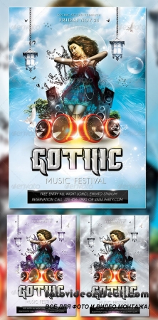 Gothic Music Flyer