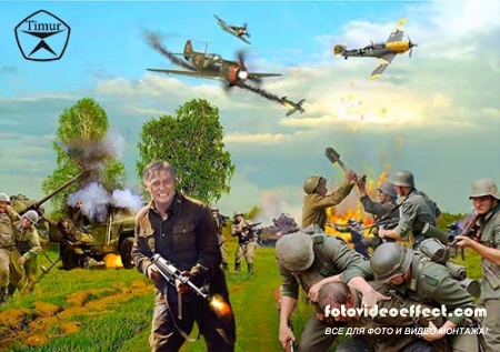 Мужской шаблон для фотошопа - Июнь 1941, Днепровский рубеж
