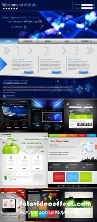 Stock: Website modern Design Template