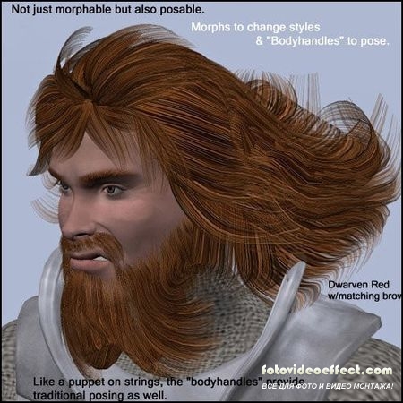 Michael's Morphing Fantasy Beard w/Hair