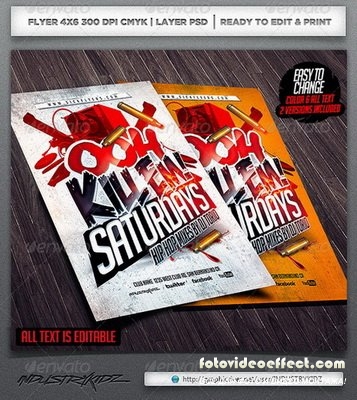 GraphicRiver - Ooh Kill Em Flyer Template - 6339010